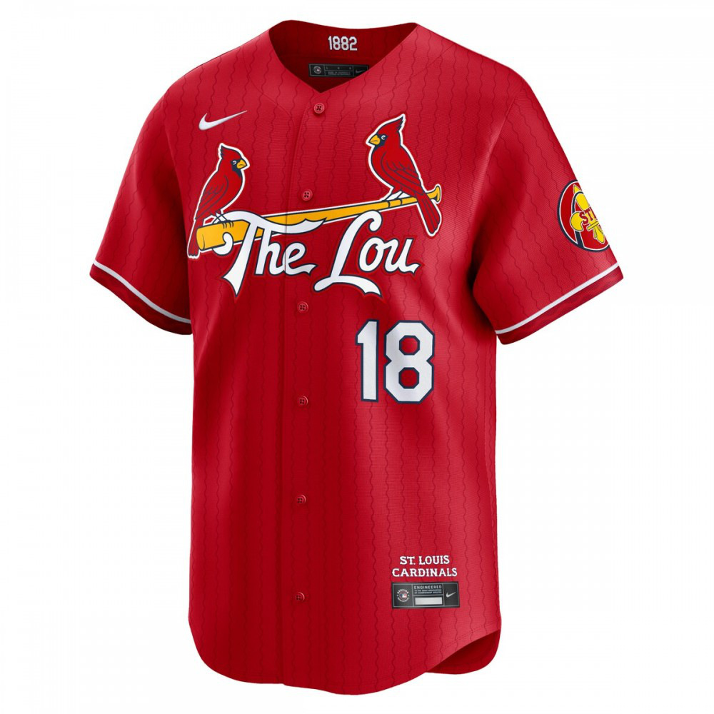 Jordan Walker St. Louis Cardinals 2024 City Connect Limited Player Jersey - Red-Pro Kit Vault | Brand New 26/27 Sports Jerseys